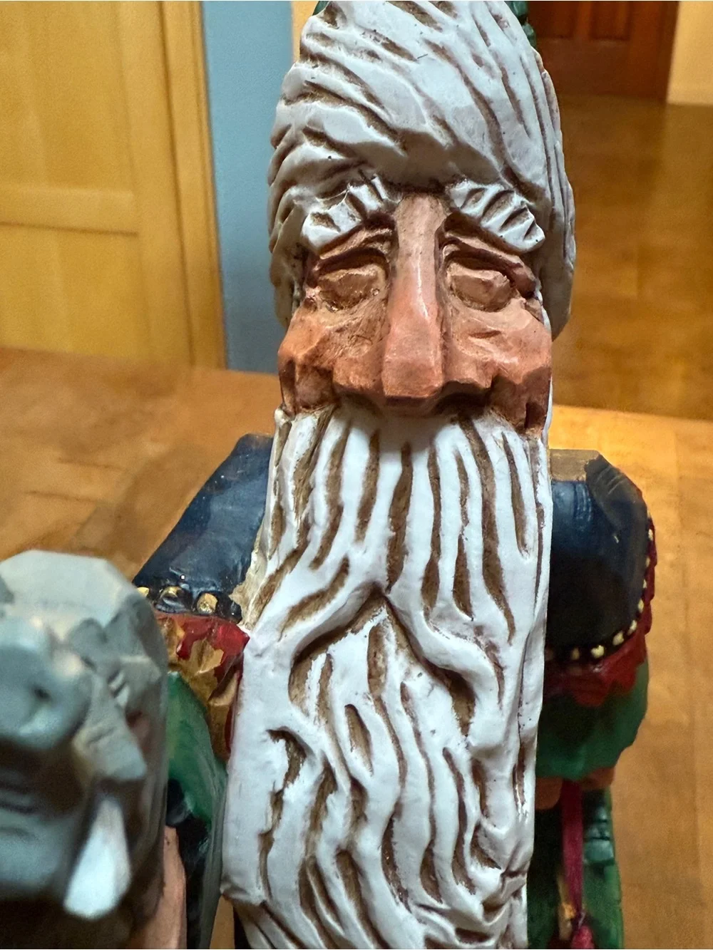 David Frykman Noah’s Ark Santa carved figurine vintage 1997 DF 1412